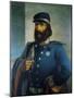 Giuseppe Garibaldi as General of Sardinian Army, 1859-Domenico Induno-Mounted Giclee Print