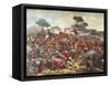 Giuseppe Garibaldi at the Battle of Calatafimi, 15th May 1860-Remigio Legat-Framed Stretched Canvas