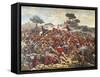 Giuseppe Garibaldi at the Battle of Calatafimi, 15th May 1860-Remigio Legat-Framed Stretched Canvas