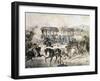 Giuseppe Garibaldi at the Battle of San Antonio, February 8, 1846-null-Framed Giclee Print