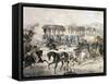 Giuseppe Garibaldi at the Battle of San Antonio, February 8, 1846-null-Framed Stretched Canvas