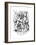 Giuseppe Garibaldi, Conquering Sicily and Naples for the New Kingdom of Italy, 1860-John Tenniel-Framed Giclee Print