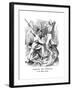 Giuseppe Garibaldi, Conquering Sicily and Naples for the New Kingdom of Italy, 1860-John Tenniel-Framed Giclee Print