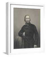 Giuseppe Garibaldi, Engraved by D.J Pound-Italian Photographer-Framed Giclee Print