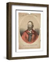 Giuseppe Garibaldi Italian Patriot-T Packer-Framed Premium Giclee Print