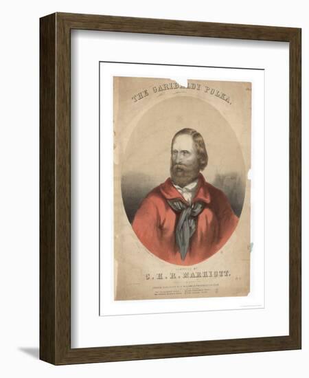 Giuseppe Garibaldi Italian Patriot-T Packer-Framed Premium Giclee Print