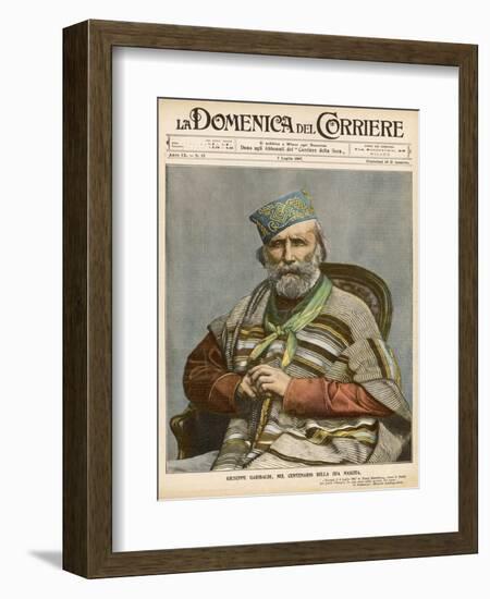 Giuseppe Garibaldi Italian Patriot-null-Framed Art Print