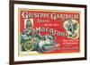 Giuseppe Garibaldi Macaroni Label-null-Framed Premium Giclee Print