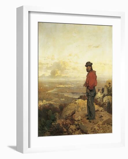 Giuseppe Garibaldi Stands Down in Capua, October 1860-Girolamo Induno-Framed Giclee Print