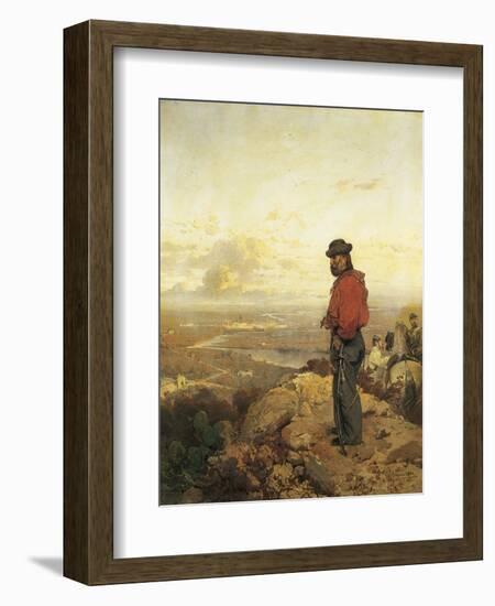 Giuseppe Garibaldi Stands Down in Capua, October 1860-Girolamo Induno-Framed Giclee Print