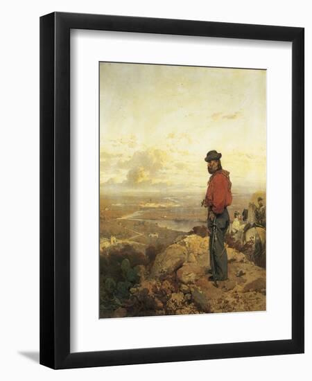 Giuseppe Garibaldi Stands Down in Capua, October 1860-Girolamo Induno-Framed Giclee Print