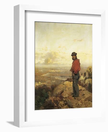 Giuseppe Garibaldi Stands Down in Capua, October 1860-Girolamo Induno-Framed Giclee Print