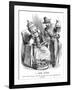 Giuseppe Garibaldi Trying to Persuade Pope Pius IX, 1860-John Tenniel-Framed Giclee Print