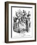 Giuseppe Garibaldi Trying to Persuade Pope Pius IX, 1860-John Tenniel-Framed Giclee Print