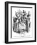 Giuseppe Garibaldi Trying to Persuade Pope Pius IX, 1860-John Tenniel-Framed Giclee Print