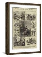 Giuseppe Garibaldi-Adrien Emmanuel Marie-Framed Giclee Print