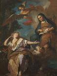 Apparition of Our Lady to Mary Magdalene-Giuseppe Ghedini-Mounted Giclee Print