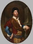 Self-Portrait in the Act of Painting, 1732-Giuseppe Ghislandi-Framed Giclee Print