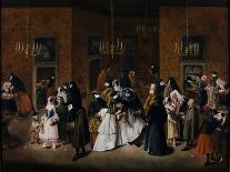 The Convent Parlour, C.1760-Giuseppe Gobbis-Framed Stretched Canvas