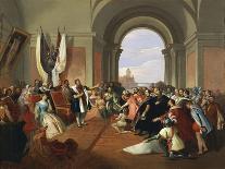 Andrea Doria Refusing Crown of Genoa, Circa 1868-Giuseppe Isola-Stretched Canvas