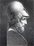 Bust of Pericles, Engraved by Giuseppe Cozzi-Giuseppe Longhi-Stretched Canvas
