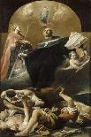 L'Immaculée Conception avec saint Anselme et saint Martin-Giuseppe-Maria Crespi-Mounted Giclee Print