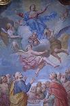 Assumption of Mary, Fresco-Giuseppe Mattia Borgnis-Framed Stretched Canvas