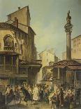 Market in Florence-Giuseppe Moricci-Giclee Print