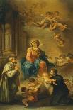 Madonna and Child, St Andrew Avellino and St Gaetano of Thiene-Giuseppe Palizzi-Giclee Print