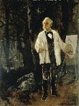 Self-Portrait in Forest of Fontainebleau-Giuseppe Palizzi-Giclee Print