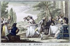 Il Ballo (The Dance), 1790-Giuseppe Piattoli-Stretched Canvas