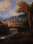 Landscape with the Zebedee Sons Calling-Giuseppe Roncelli-Stretched Canvas