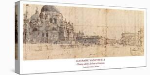 Church, Venice-Giuseppe Vanvitelli-Framed Premium Giclee Print