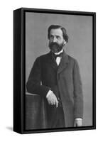 Giuseppe Verdi (1813-190), Italian Romantic Composer, Mainly of Opera-Felix Nadar-Framed Stretched Canvas