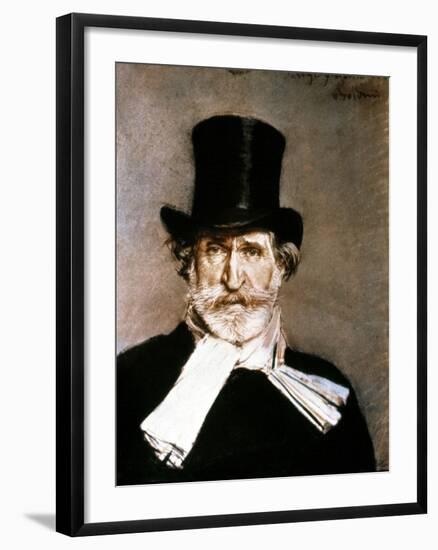 Giuseppe Verdi (1813-1901)-Giovanni Boldini-Framed Giclee Print