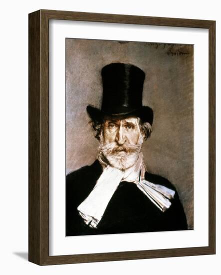 Giuseppe Verdi (1813-1901)-Giovanni Boldini-Framed Giclee Print