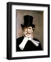 Giuseppe Verdi (1813-1901)-Giovanni Boldini-Framed Premium Giclee Print