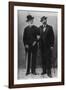 Giuseppe Verdi and Francesco Tamagno-null-Framed Photographic Print