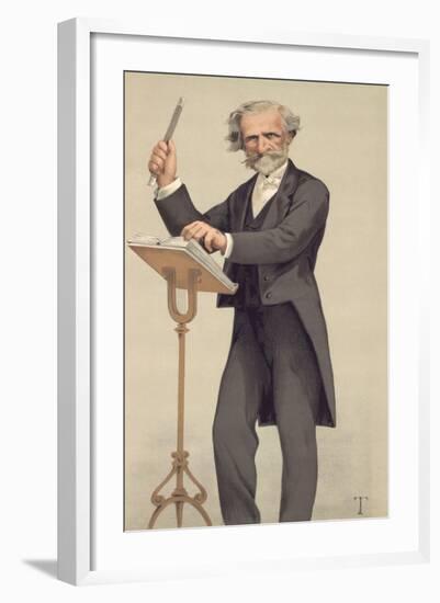 Giuseppe Verdi, Caricature from Vanity Fair-null-Framed Giclee Print