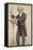 Giuseppe Verdi, Caricature from Vanity Fair-null-Framed Stretched Canvas