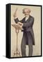 Giuseppe Verdi, Caricature from Vanity Fair-null-Framed Stretched Canvas