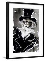 Giuseppe Verdi - caricature of the Italian composer-Neale Osborne-Framed Giclee Print