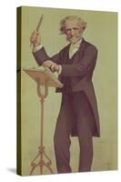 Giuseppe Verdi (Cartoon)-James Tissot-Stretched Canvas