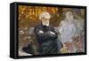 Giuseppe Verdi Composing-L. Balestrieri-Framed Stretched Canvas