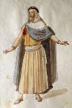 Costume Sketch for Role of Monk for Premiere of Opera Don Carlos-Giuseppe Verdi-Giclee Print