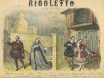 France, Paris, Lithograph Depicting Final Act of "Rigoletto"-Giuseppe Verdi-Giclee Print