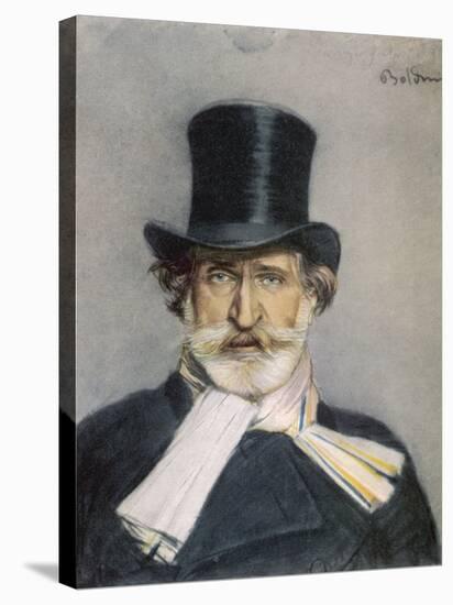 Giuseppe Verdi Italian Composer-Giovanni Boldini-Stretched Canvas