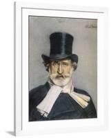 Giuseppe Verdi Italian Composer-Giovanni Boldini-Framed Photographic Print