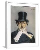 Giuseppe Verdi Italian Composer-Giovanni Boldini-Framed Photographic Print