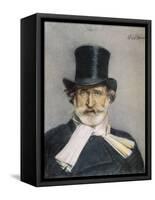 Giuseppe Verdi Italian Composer-Giovanni Boldini-Framed Stretched Canvas